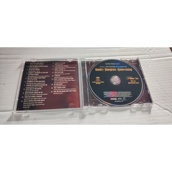 Country Bluegrass Homecoming, Vol. 1 & Vol. 2 by Bill & Gloria Gaither Pre-owned - Picture 3 of 4